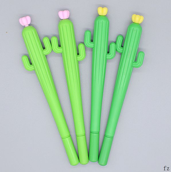 

200 pcs cactus neutral pen black signature water pen for students school office supplies