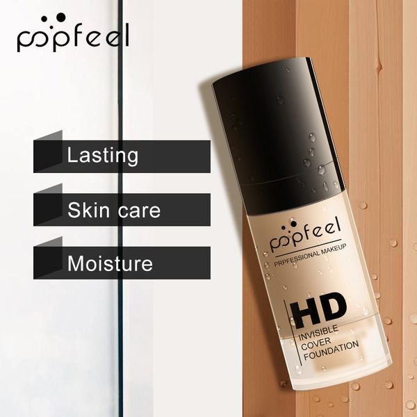 

popfeel makeup liquid foundation moisturizing waterproof concealer bb cream perfect beauty new soft matte long wear foundation