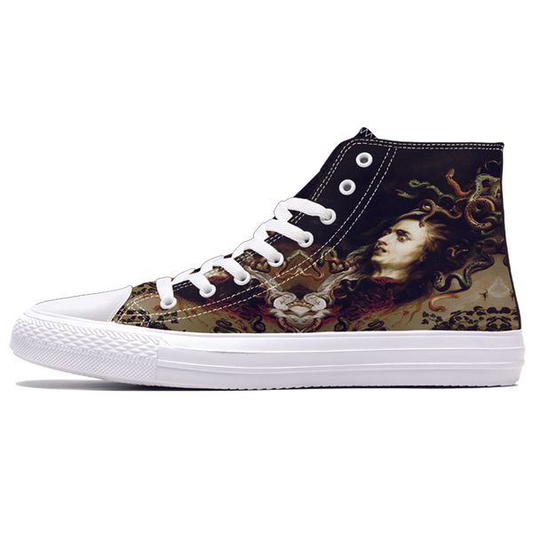 

customize shoes women's casual high outdoor sport flats canvas lightweight breathable sneaker female skateboard 35-42, Black