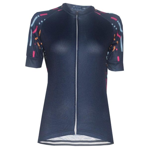 

hirbgod 2020 new women breathable bike cycling jersey pro team sport short sleeve bike shirt mtb road bicycle wear,hk898, Black;red