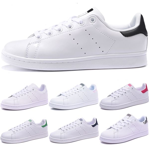 

оригинал стэн смит мужчины женщины повседневная обувь черный белый мода мальчик девушки кожа flats дешевые дизайнер тренер спорт sneaker бес