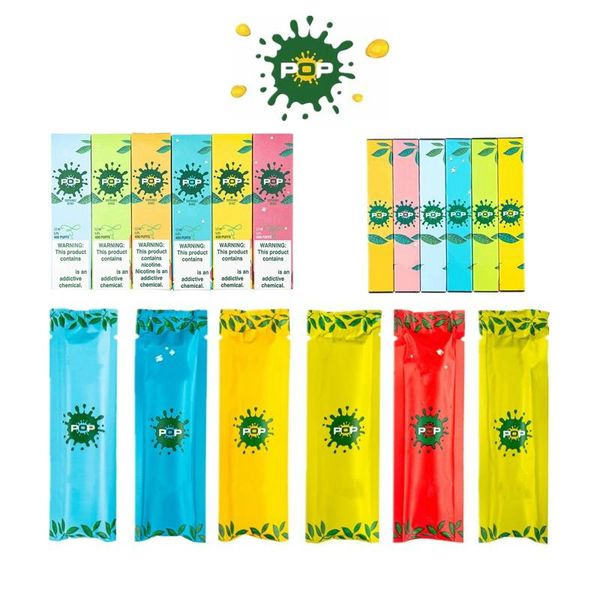 

POP Pods Disposable Device Starter Kit E Cigarettes Vape Pen 280mAh 1.2ml POP Disposable Empty Pod Puff Bar Eon Posh Disposable Pens