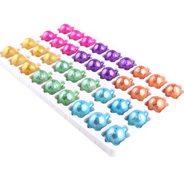 

36 pieces colorful turtle eggs hatching toy with mini tortoise figures inside