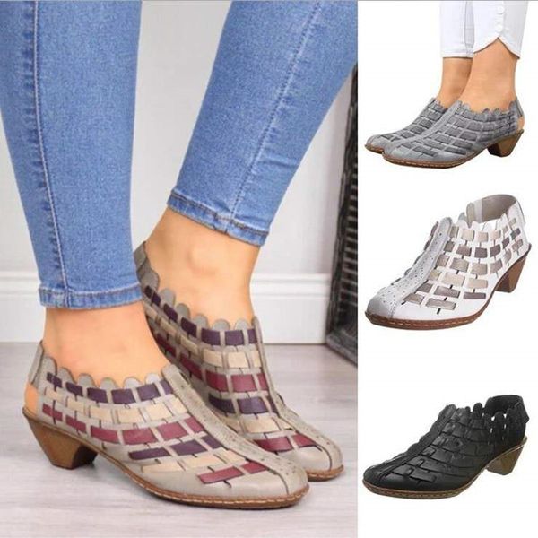 

2020 women flat sandals shoes women woven wedge sandals shoes ladies beach summer slingback flipflops 35-43, Black