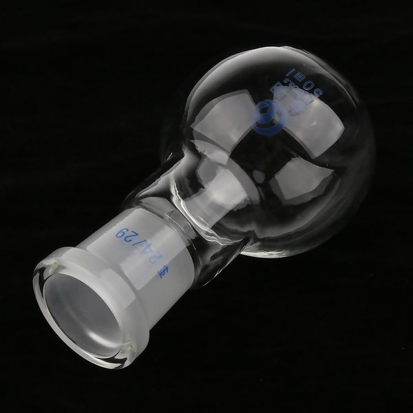 

laboratory glass single mouth wide neck flat bottom boiling flask with polypropylene screw closure 50ml/100ml/150ml/250ml