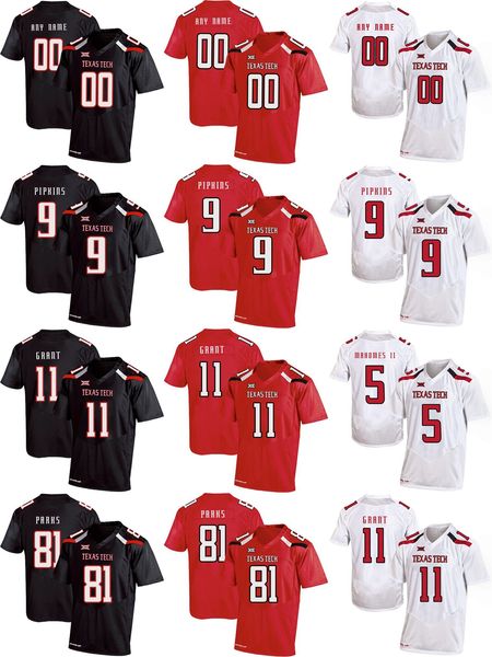 

ncaa ttu texas tech jersey mens caleb griffin jersey alen bowman da'leon ward ja'deion high ta'zhaun henry ђболне майки и, Black