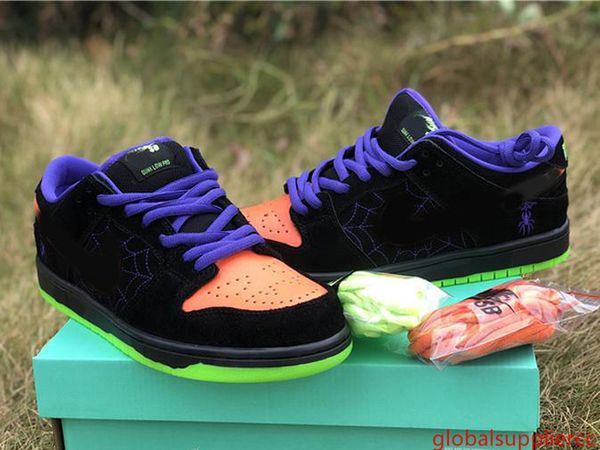

halloween sb dunk night of mischief luminous running shoes black orange court purple green men women fashion dunks sneakers size 36-45
