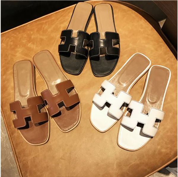 

Woman andal lipper flat lipper cla ic real leather andal rubber ole eu 36 40 with box bag invoice 3 color by hoe04