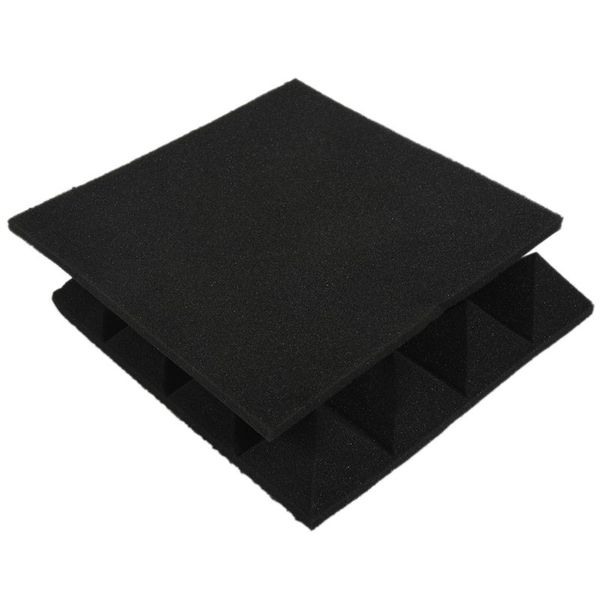

12 pcs -soundproofing foam sound absorption pyramid studio treatment wall panels