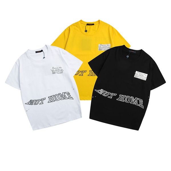 

мужская женская бренд футболка с коротким рукавом пара top fashion trend letter повседневная дышащая женская футболка с надписью футболки дл, White;black