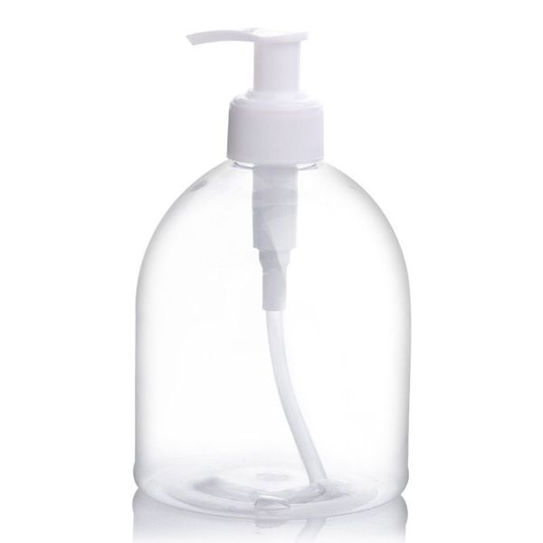 

500ml pump empty bottle plastic hand sanitizer lotion shampoo dispenser wash k1kb