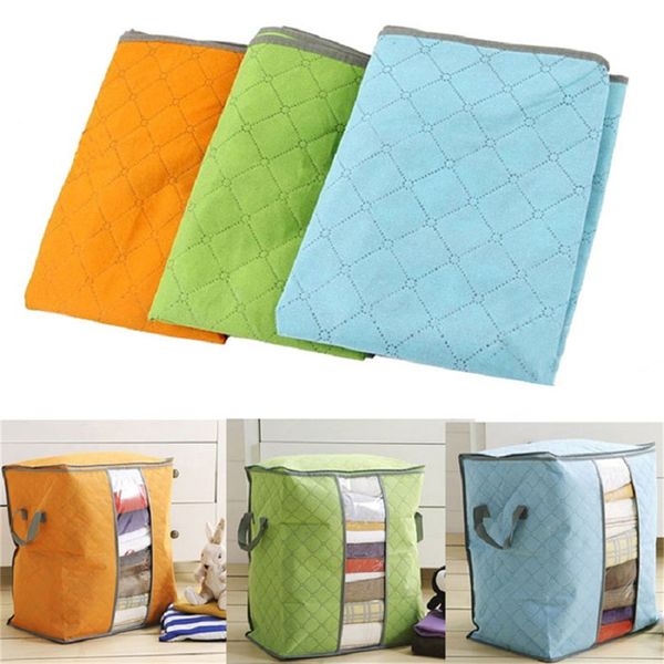

1pc 48*28*50cm portable storage box organizer non woven underbed pouch storage bag sale