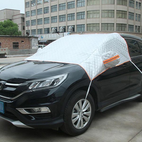 

five-layer thicken car sunshade snow shield half car camouflage, diamond pattern general cover