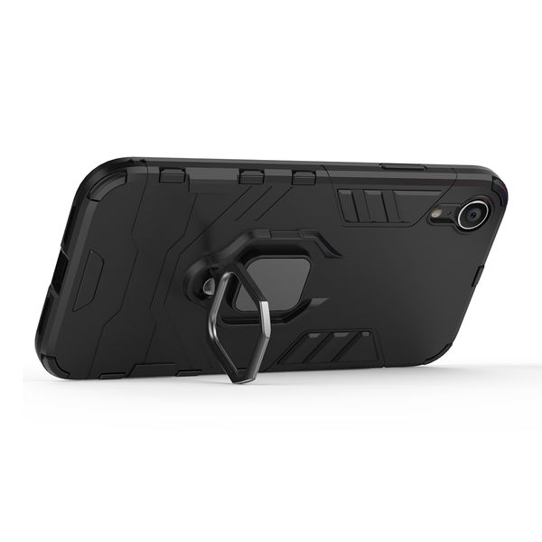 

shockproof armor stand case for iphone 6s 7 8 plus x xr xs max with magnetic holder ring cover phone cases