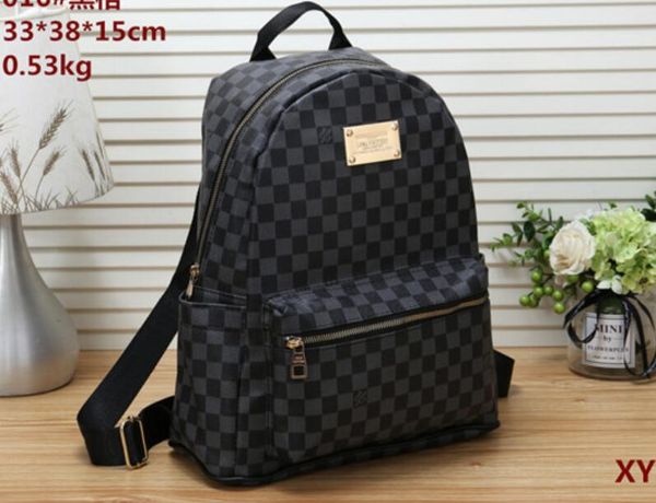 

Po t new retro checkered double back multi purpo e travel mall backpack cla ic houlder men and women bag