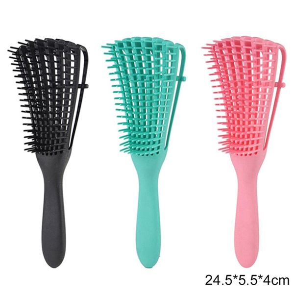 

волосы кабельо пайне кисть головы массаж гребень detangling щетка для вьющихся волос гребень для волос волосы расческой для женщин для мужчи, Silver