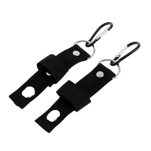 

2pcs nylon floatant bottle holder/caddy fly fishing tool with carabiner