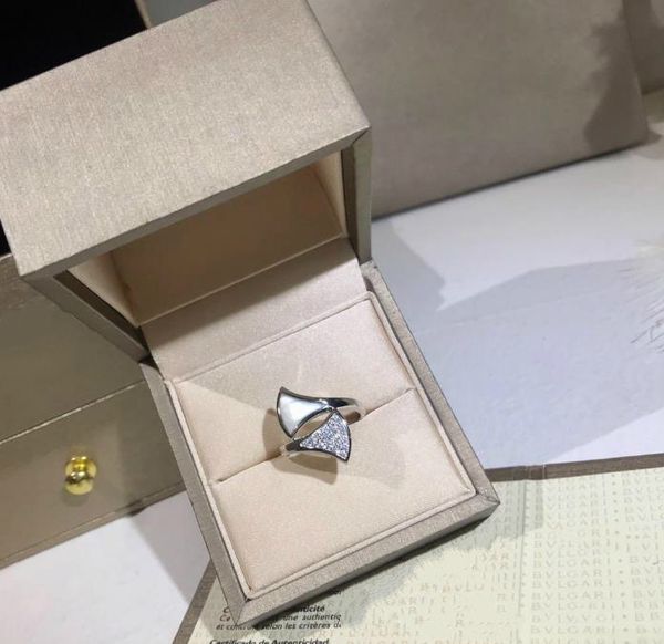 

women banquet party luxury jewelry 925 sterling silver natural fritillaria shell skirt ring famous designer women jewelry gifts, Golden;silver