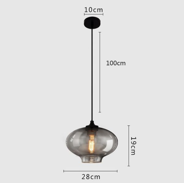 Dropshipping Nordic Modern Pendant Lights Designer Glass Pedant Lamps