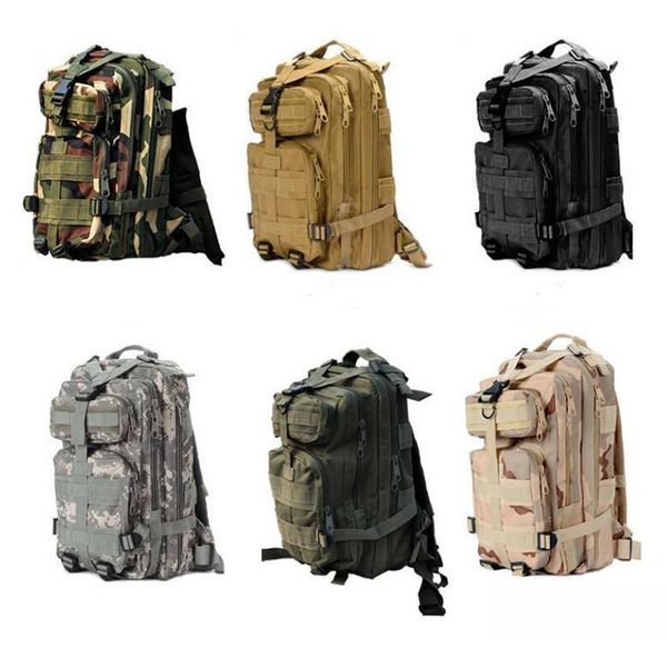 

30l outdoor port military tactical backpack molle ruck ack camping trekking bag backpack