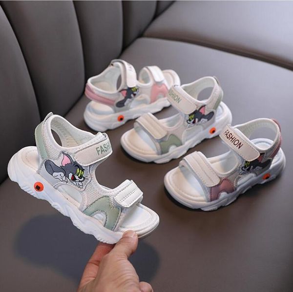 

boys sandals soft bottom children's beach shoes kids sandals baby comfortable girls beach shoes kids casual, Black;red