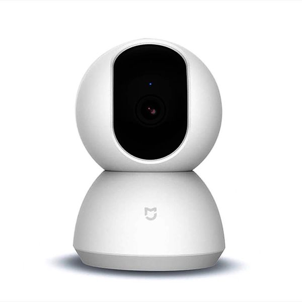 Mijia Smart IP Camera Versione pan-tilt Connessione WiFi 720P Visione notturna Vista a 360 gradi Rilevamento movimento - Bianco