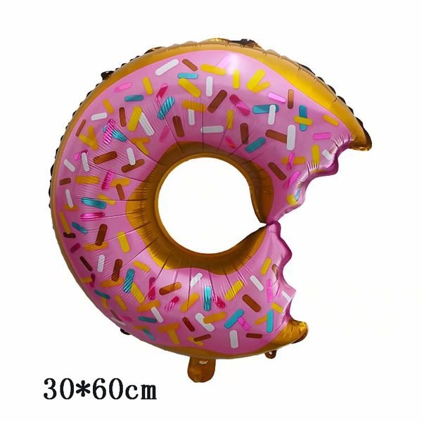 

1pc donuts lollipop pizza ice cream dog birthday party wedding balloons decoration sprinkle doughnut foil helium balloon