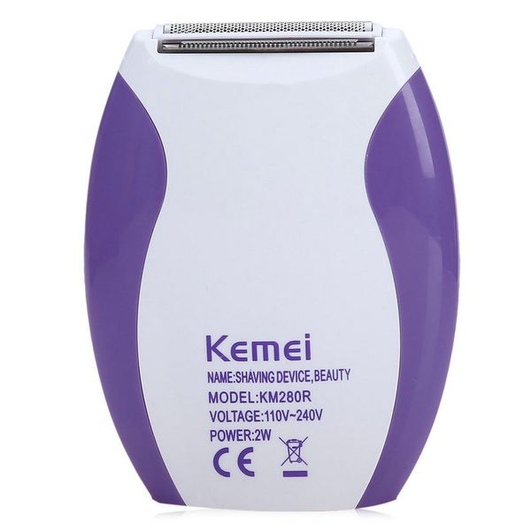 

women kemei 280r epilator washable electronic razor face body hair removal lady shaver armpit arm leg bikini underarm epilator depilation