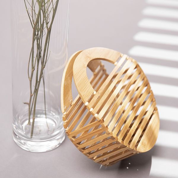 

сумка lovevook маленького бамбука для женщин 2019 дизайнера полой деревянного мешка топ-ручка женской сумочки летнего отдыха пляж сумки для