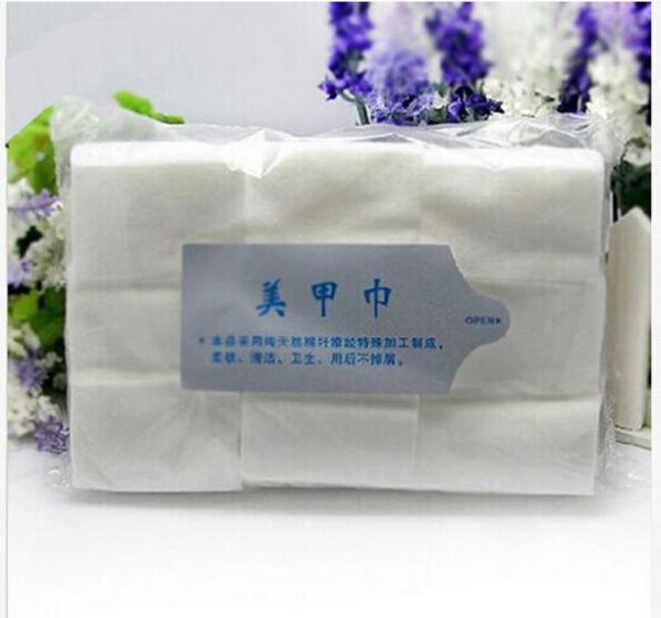 

600pcs delicate nail polish remover wipes nail art tips clean wipes cotton lint pads paper pad cleaner manicure