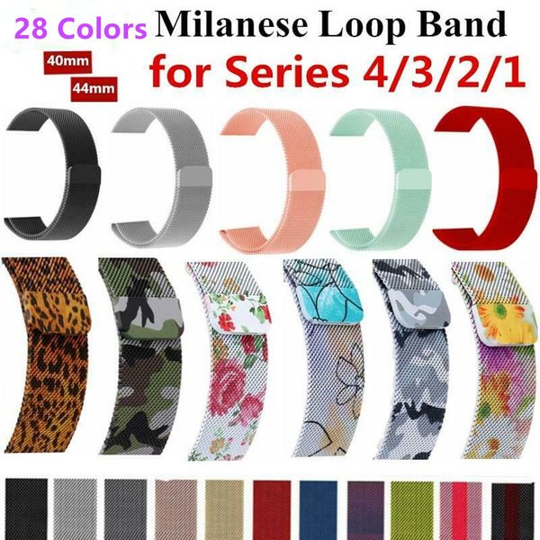 

Milane e loop trap for apple watch 4 3 2 1 band 42mm 38mm iwatch4 band 44mm 40mm tainle teel metal watchband bracelet