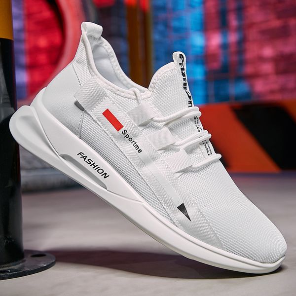 

men sneakers breathable lace up walking shoes lightweight casual footwear