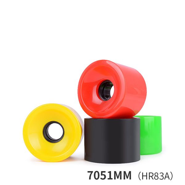 

4pcs skateboard wheels 70*51mm hr83a wheels pro longboard dance board fish board
