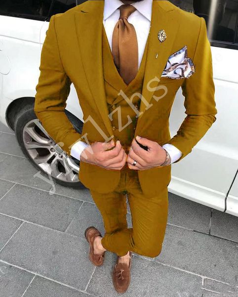 

handsome groomsmen peak lapel groom tuxedos mens wedding dress man jacket blazer prom dinner 3 piece suit(jacket+pants+tie+vest) b328, Black;gray