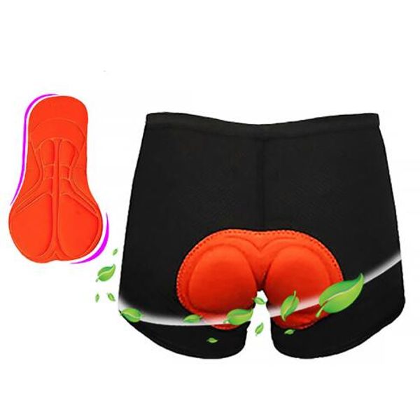 

men 3d padded high waist energy seamless yoga shorts push up hip gym cyling shorts fitness sports leggings bicycle underwear, White;red