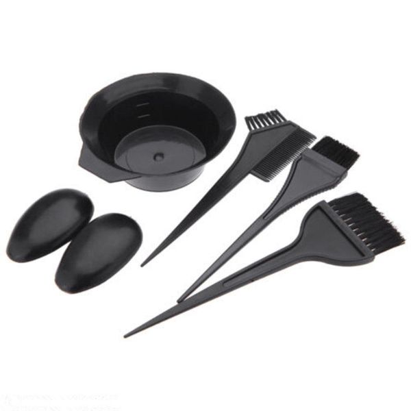 

diy hair coloring set, bellylady black hairdressing tool earmuffs bowl, used for brush combination color hairdressing set diy colored
