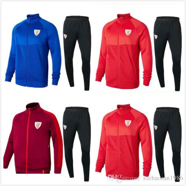 

2019 new bilbao jacket athletic futbol track uit jacket 2018 2019 cordoba raul garcia aduriz u aeta nunez muniain william occer jacket
