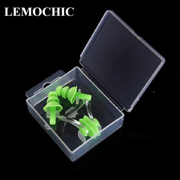 

silicone earplugs nose clip waterproof silicone materials to prevent water effective to prevent the tympanitis