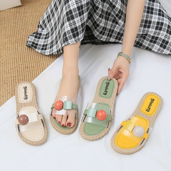 

low slippers casual shoes woman 2020 slipers women lady soft new flat girl slides buckle strap pu fabric rubber fashion, Black