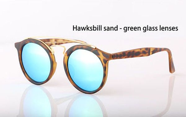 

wholesale-classic brand designer sunglasses men women plank frame uv400 glass lens retro eyewear with retail retail box and label, White;black