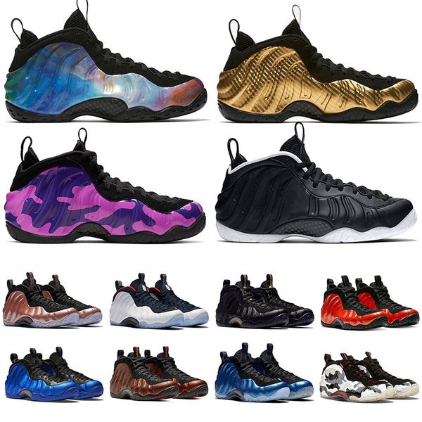 

penny hardaway shoes alternate galaxy metallic golden purple camo dr. doom men basketball shoes hyper crimson foam one black mens trainers, White;red