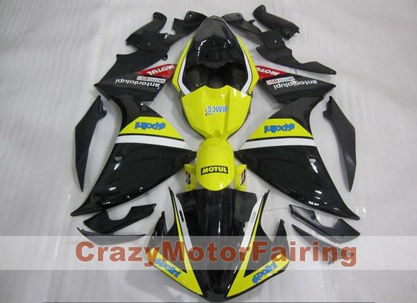 

новые наборы зализов мотоцикла прессформы впрыски abs пластичные приспособленные для yamaha yzf-r1-1000 2009-2011 09 10 11 обтекатель кузова