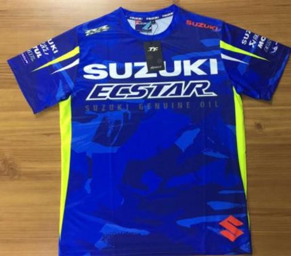 

team racing fashion casual jersey for blue t-shirt riding off-road clothes