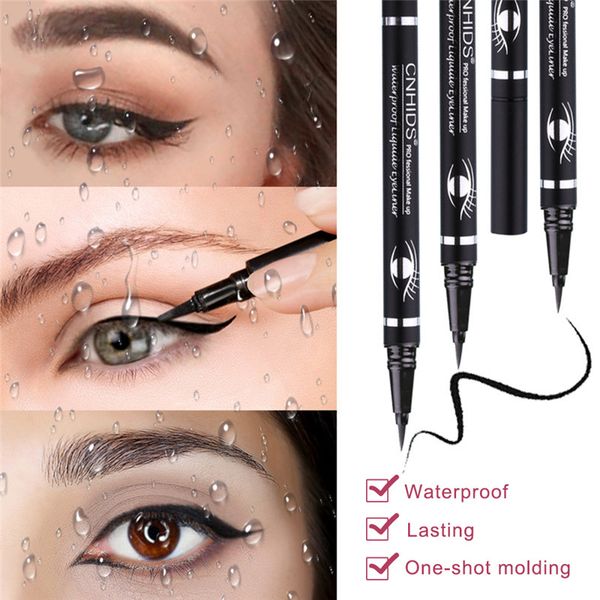 

cnhids waterproof eyeliner lasting black quick-dryingsweat-proof waterproof not blooming eye makeup black eyeliner colours