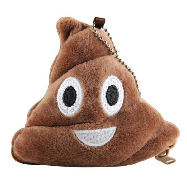 

poop coin purse poo pillow plush soft emoji emoticon gift coin purse women leather coin purse 2019, Red;black
