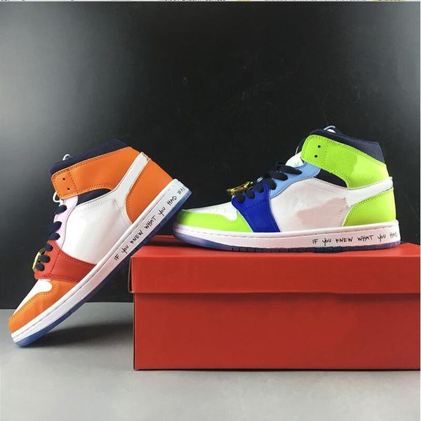 

2020 melody ehsani x 1 mid wmns fearless women mens basketball shoes watch lace jewel 1s designer sneakers cq7629-100 us11