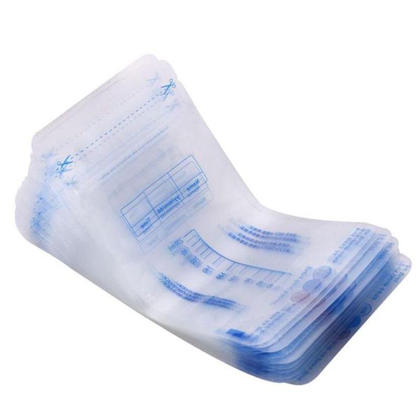 

250ml mother milk baby food storage milk er bags baby feeding bags, White