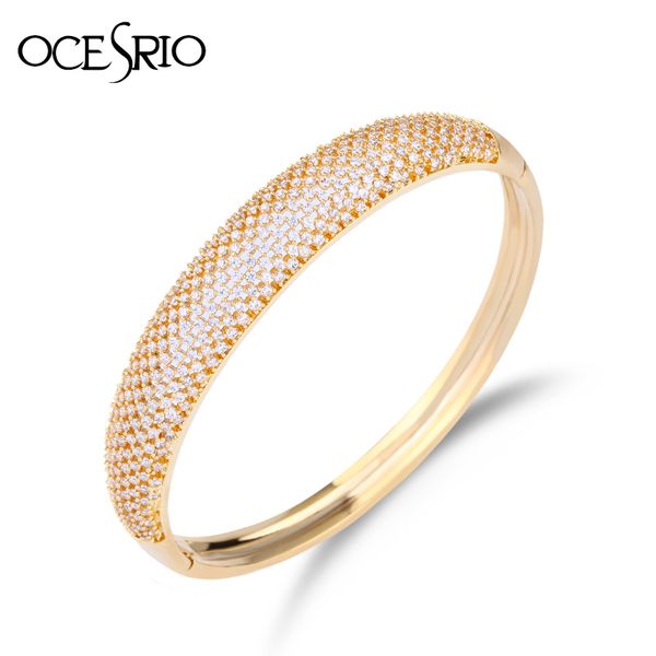 

ocesrio designer brand luxury gold bangle dubai wedding cuff bangles bracelets small gifts for women brt-a56 c19041302, Black
