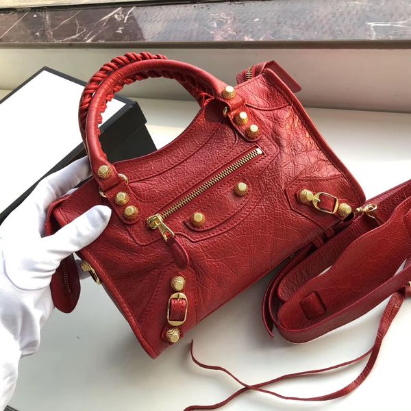 

Горячая Модельер Классический Женщины Мотоцикл Сумка Мини Crossbody Сумка Заклепки К