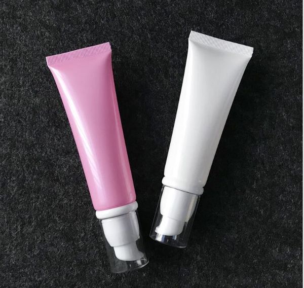 

10pcs/lot 50ml tube cosmetic container for bb/cc cream concealer blusher travel